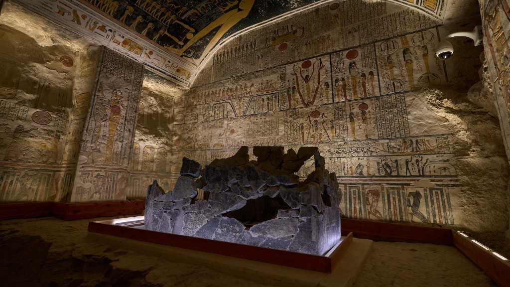 Et diorama fra det gamle Egypt
